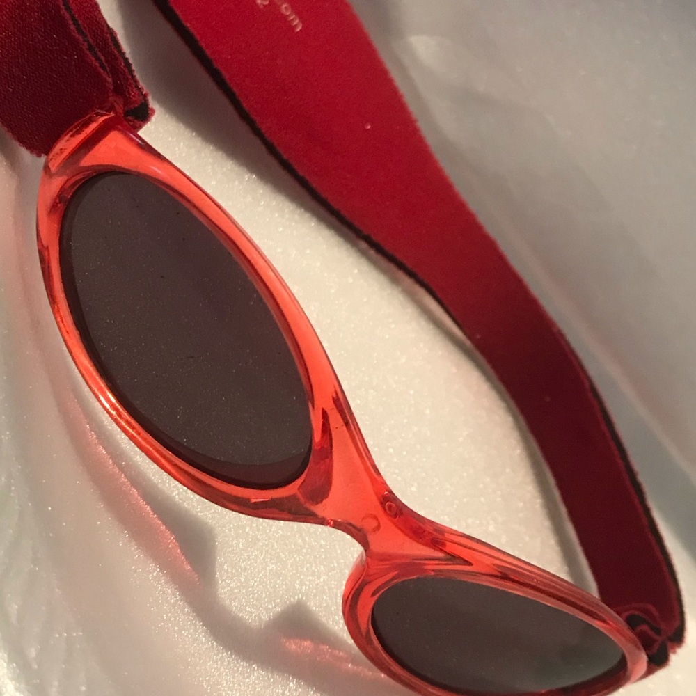 Red Baby Banz Sunglasses with Velcro closure - Picture 2 of 7